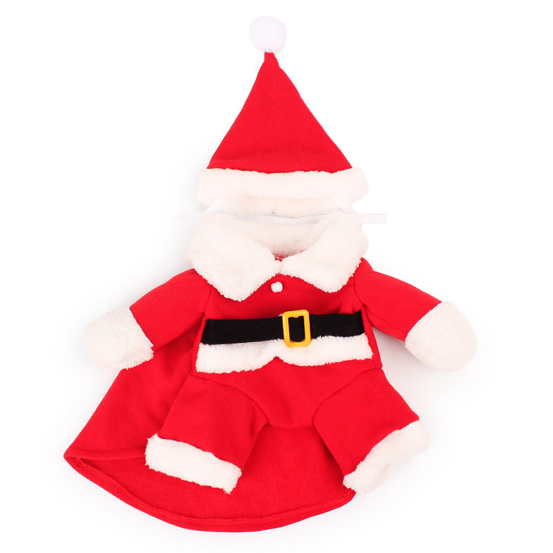 Festive Pet Christmas Costume – Adorable Standing Outfit!