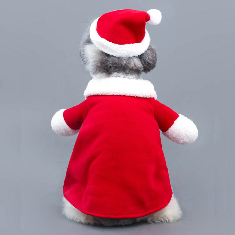 Festive Pet Christmas Costume – Adorable Standing Outfit!