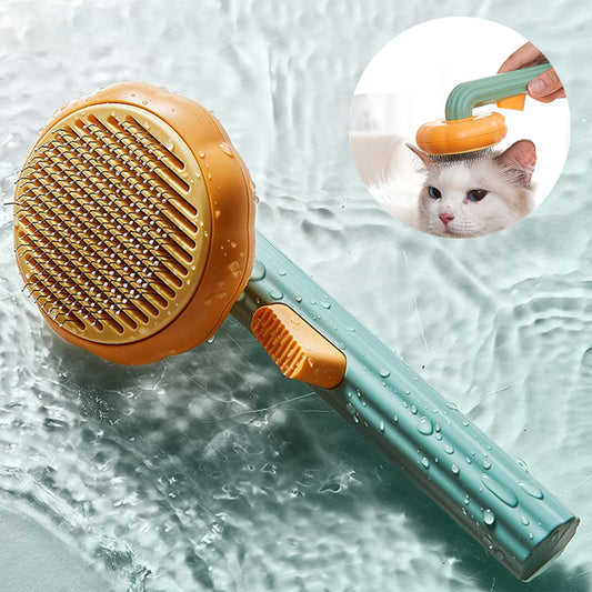 Handheld Cat Brush – Steel Wire Comb for Quick Grooming